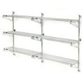 thumbnail image 2 of Nexel Poly-Green Wall Mount Wire Shelving, 72"W x 18"D x 54"H 3-Shelf Add-On, 2 of 3