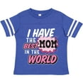 thumbnail image 3 of Inktastic I Have the Best Mom in the World with Speech Bubble Girls Toddler T-Shirt, 3 of 5
