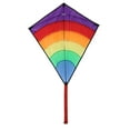 Yolmart Large Rainbow Kite Easy To Assemble Fly Kite For Beach Use ribbed-solid-headband-lizi-headwear