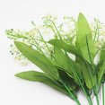 thumbnail image 5 of 2 PCS Fake Flower Artificial Bouquets Vase Teal Bride Green, 5 of 8