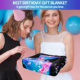 thumbnail image 4 of LHSHID Sweet 16 Gifts for Girls 16th Birthday Gifts for Girls Gifts for 16 Year Old Girl 16 Year Old Girl Birthday Gift Ideas Sweet 16th Birthday Decorations for Girls Throw Blanket 60"x80", 4 of 7