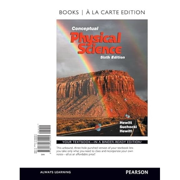 Pre-Owned Conceptual Physical Science, 9780134082295, 013408229X, Paperback, 6 edition