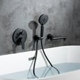 thumbnail image 2 of Rainlex One-Handle 1-Spray Setting Matte Black Bathtub Shower Faucet, 2 of 11