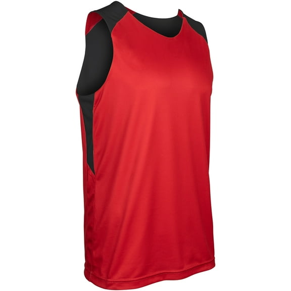 Champro BBJ41 Swish Reversible Basketball Jersey - Scarlet Black