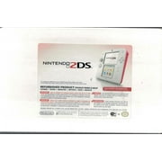 Nintendo 2DS Console - Red + White [Nintendo 2DS System]