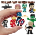 thumbnail image 2 of Mini Superhero Toys, 26 pcs Superhero Minifigures Small Action Figures Superhero Party Birthday Decorations for Kids’ Christmas Stocking, Easter Eggs Cake Toppers Collectibles, 2 of 7