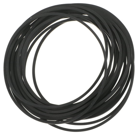 FELTECHELECTR Tape Recorder Cassette Player Belts Black Rubber 20Pcs