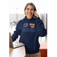thumbnail image 3 of Election 2024 Biden USA Patriotic Aviator Glasses Mens Pullover Hoodie, 3 of 5