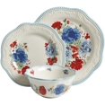 thumbnail image 1 of Pioneer Woman Classic Charm Dinnerware Set, 12-Piece Set, 1 of 1