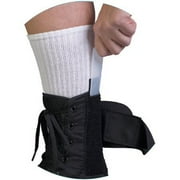 MedSpec ASO w/ Plastic Stays Ankle Stabilizer, Black, Small