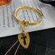 thumbnail image 4 of Romantic for Titanium Steel for Key Pendant Necklace Heart Lock Bangle Bracelet Set for Couples Valetines Gifts Jewelry, 4 of 4