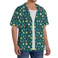 thumbnail image 2 of Sikiie Mushrooms Men's Cuban Shirt, Hawaiian Shirts, Business Casual Button Down Shirts, Short Sleeve Shirt-3X-Large, 2 of 5