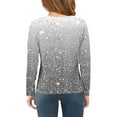 thumbnail image 4 of Chandail à Manches Longues pour Garçons et Filles, Mélange Doux de Polyester-Spandex, Col Rond, Design Imprimé à la Mode, pour Tenue Décontractée et Usage Quotidien, Printemps à Hiver, 4 of 6