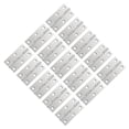 thumbnail image 3 of unbranded Stainless Steel Metal Cabinet Hinges for Furniture Assembly Home Improvement Simple Design 20Set 2.6X1.5X0.3In, 3 of 7