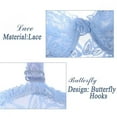 thumbnail image 3 of Sexy Lady Padded Push Up Bra Embroidered Lace Bra Add Cups Bra Underwire Embroidery Lace Bra 32-40B, 3 of 7