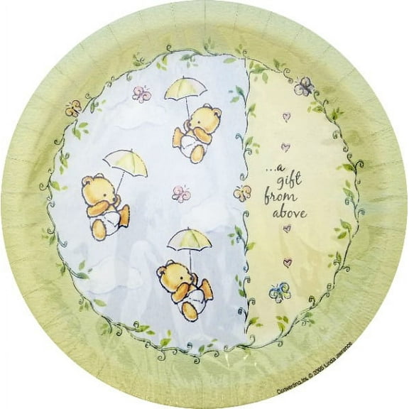 Baby Shower 'A Gift From Above' Large Paper Plates (25ct)