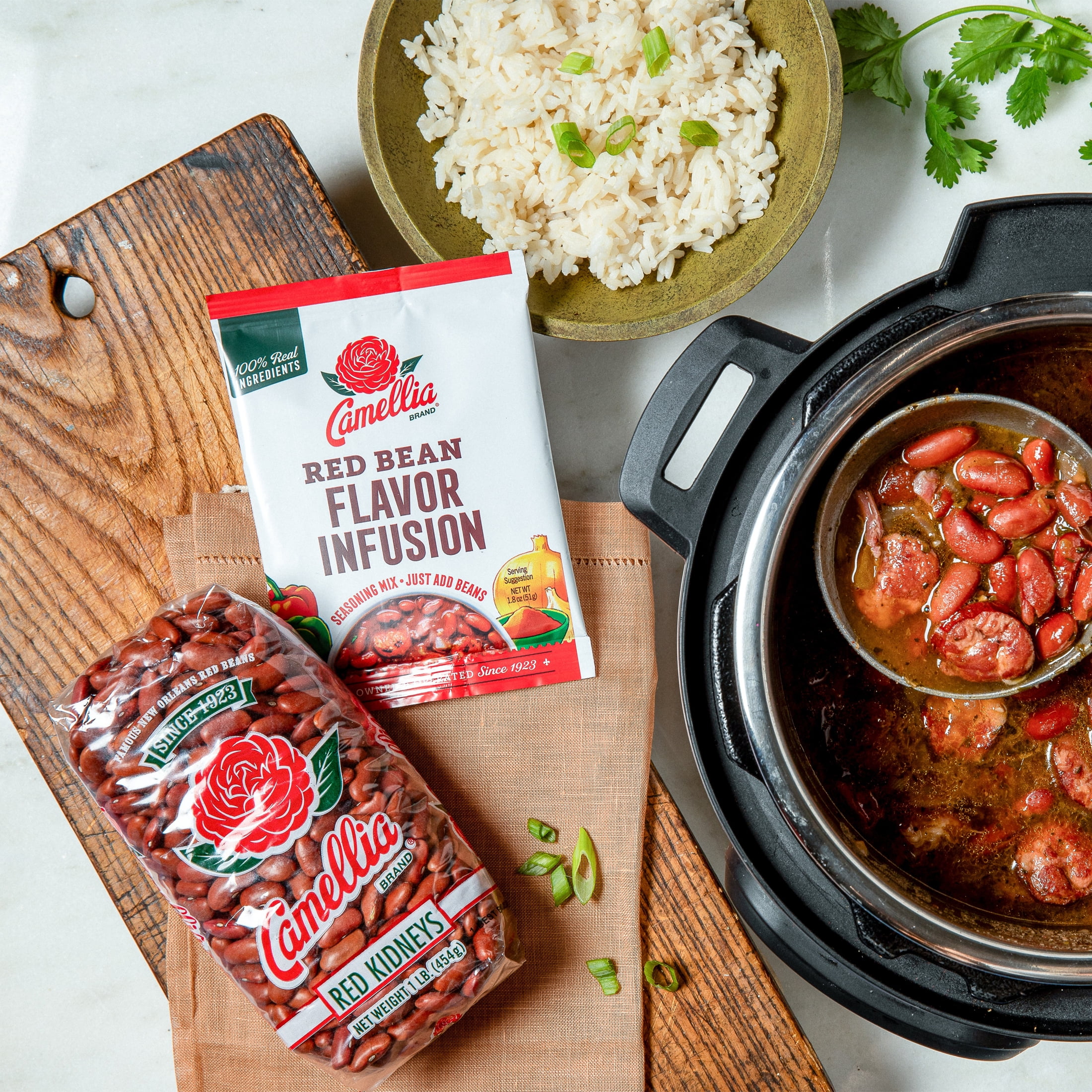 Rice Recipe Instant Pot Canned Beans New Orleans Style Camellia