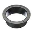 thumbnail image 3 of Uxcell 5" Duct Connector Flange ABS Ducting Airflow Tube Vent Connector Black, 3 of 6