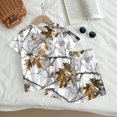 thumbnail image 4 of Grblisyd Outfits for Girls 10-12 Camo Maple Leaf Print Short Sleeve Crew Neck Tee Shirt and Loose Shorts Set Cute Summer Outfits, 4 of 6