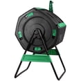 thumbnail image 3 of HomGarden 53-Gal Composting Tumbler Dual Chamber Rotating Compost Bin W Sliding Doors & Handle, BPA Free for Outdoor Garden, 3 of 11