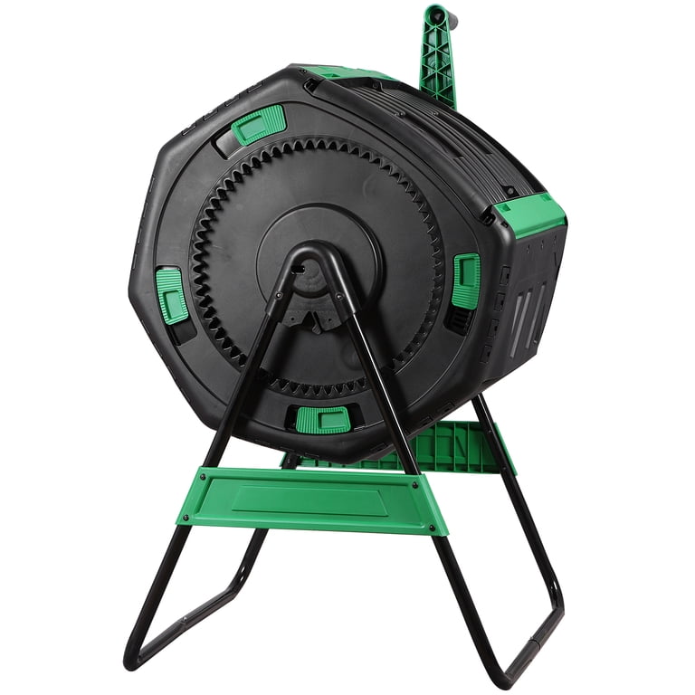 HomGarden 53-Gallon Dual Chamber Compost Tumbler photo 3