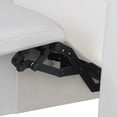 thumbnail image 5 of vidaXL Canapé Inclinable Home Cinéma 2 Places en Similicuir Blanc, 5 of 5