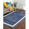 thumbnail image 4 of Rugs.com Angelica Collection Rug – 6' x 9' Navy Blue Medium Rug Perfect For Bedrooms, Dining Rooms, Living Rooms, 4 of 9