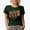 Military Green, variant on Book Club Babe, Reading Enthusiast Women Merch Gift, Black T-Shirt, Small