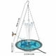 thumbnail image 3 of Comedero solar para pájaros para jardín (modelo 2026) | Diseño flotante colgante con 4 boquillas de pulverización reemplazables | Plástico ligero y duradero | Decoración para patio, ideal para aves, 3 of 4
