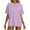 Light Purple, variant on Razzly Casual Women's T-Shirts Comfortable Short Sleeve Basic Tops for Everyday Use Ideal for Spring and Summer Fashion(Light Purple,XL)