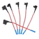 thumbnail image 3 of FELTECHELECTR Surtido de 6 tomas de fusibles para circuito automotriz, portafusibles para coche, adaptador de toma de fusibles, 3 of 4