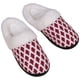 thumbnail image 1 of Zapatos con forro polar para mujer zapatillas de espuma viscoelástica con soporte para arco cómodo regalo de Navidad, 1 of 8