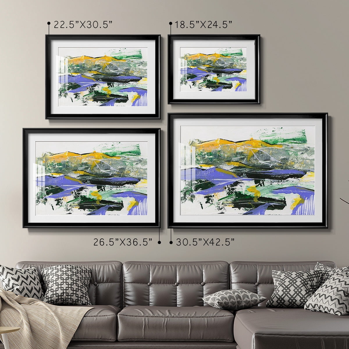 Silent Mountain III Premium Framed Print - Ready to Hang