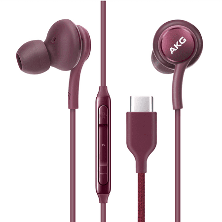 OEM UrbanX 2021 Type-C Stereo Headphones for Xiaomi Mi Mix 2 Braided Cable - with Microphone (Purple) USB-C Connector (US Version)