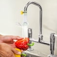 thumbnail image 4 of Kitchen Faucet Water-Saving Nozzle | Retractable & Rotatable Spray Head | 360° Rotation | Easy Installation | Uniform Water Flow | Plastic & Stainless Steel, 4 of 5