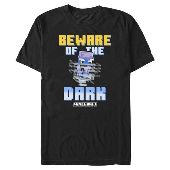 Mens Minecraft Beware Of The Dark T Shirt