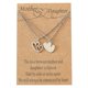 thumbnail image 3 of Collares huecos de plata con forma de corazón. Tarjetas para el Día de la Madre., 3 of 5