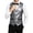 Gray, variant on Mens Formal Slim Fit Shiny Tuxedo Vest V Neck Button Front Waistcoat Prom Wedding Party Suit Jacket with Pockets