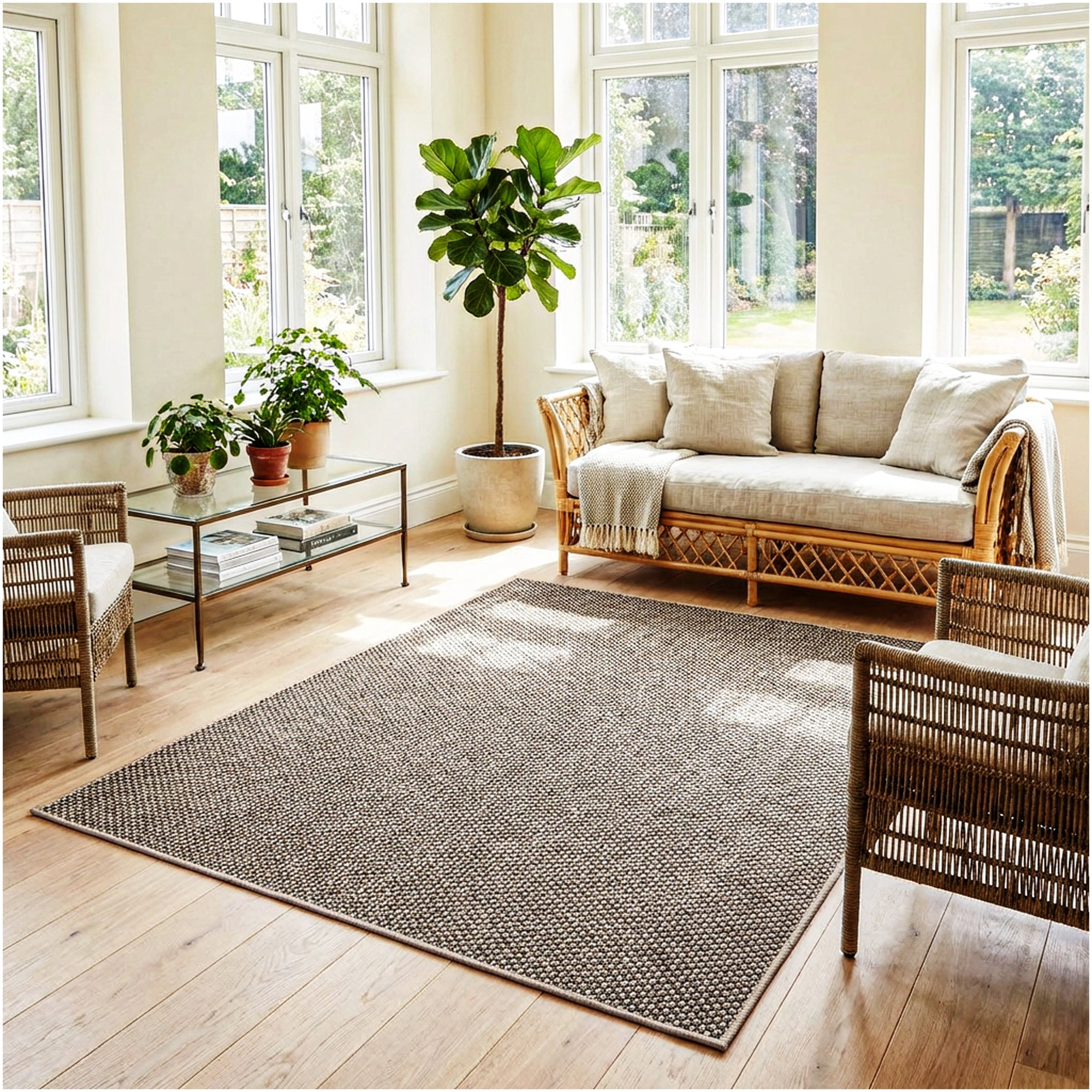 Koeckritz Rugs Nugget Special Bayou Sands Indoor/Outdoor Area Rug, 4' x 8'