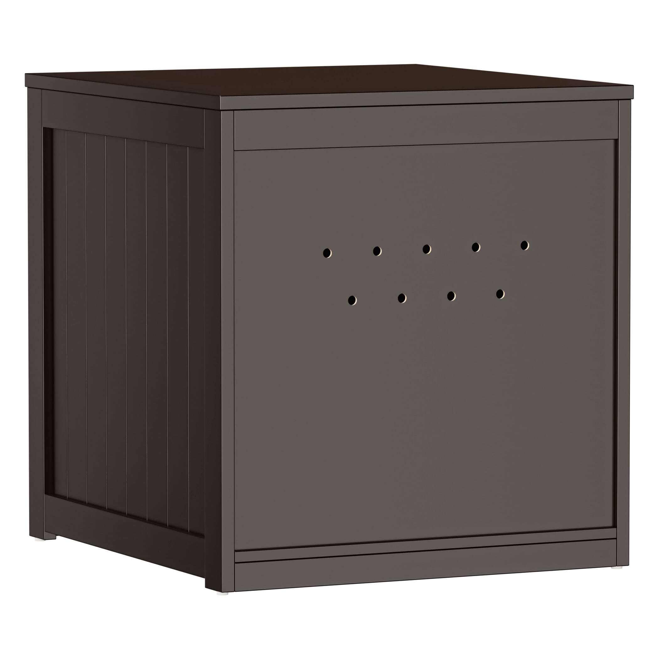 HomGarden 20'' Brown Cat Washroom Pet House Hidden Litter Box Enclosure & MDF Side Table