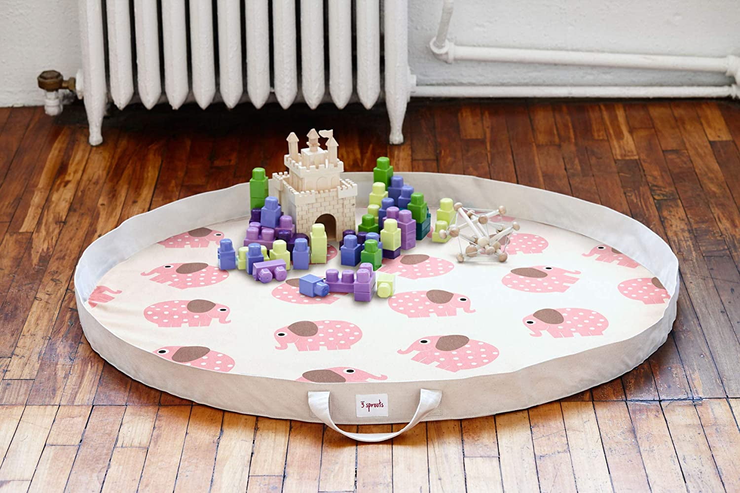 3 Sprouts Play Mat Bag - Elephant