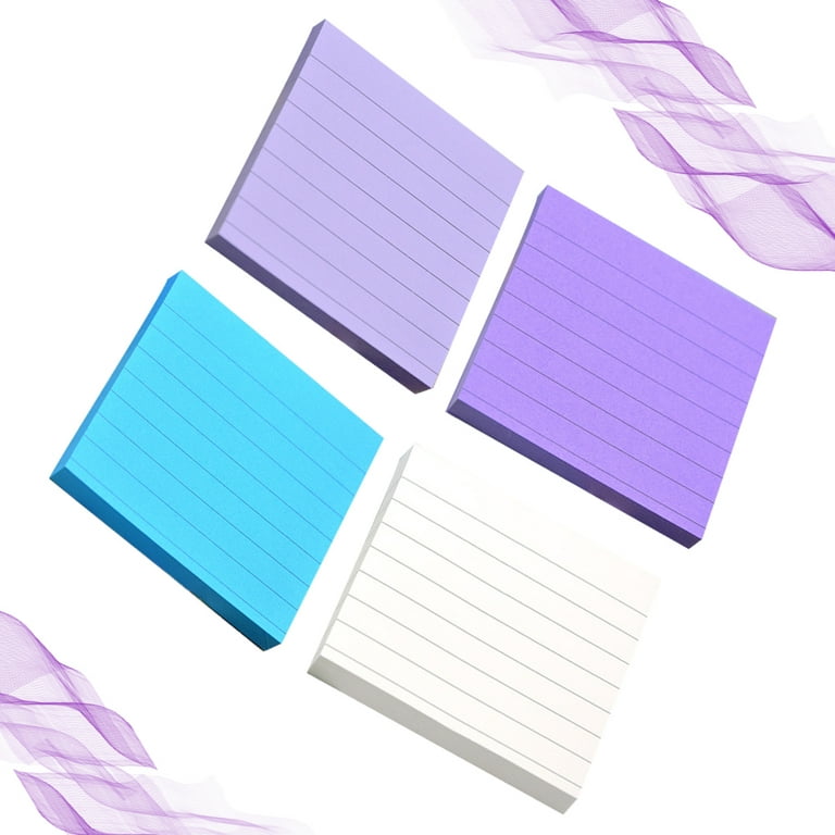 Sticky Notes In The Shape Of A Purple Cloud, Cloud Paper, Purple
