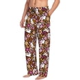 thumbnail image 2 of Xecao Flower Bunny Men's Straight Lounge Pajama Pants: The Ultimate in Comfortable Sleepwear, 2 of 9