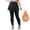 P01 Black, variant on Mifsaly Womens Fleece Lined Skirted Leggings High Waisted Thermal Winter Activewear Pants for Running Yoga and Everyday Casual