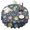 Pioneer Flower Floral-1, variant on Pioneer Flower Floral Print Pattern Round Tablecloth 60"x60",Wrinkle Wipeable Table Cloth for Kitchen Dining Room Picnic Patio Party