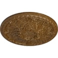 thumbnail image 3 of 32 3/8"OD x 3 1/2"P Tristan Ceiling Medallion (Fits Canopies up to 6 1/4"), Hand-Painted Smokey Topaz Crackle, 3 of 6