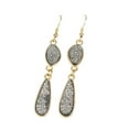 thumbnail image 1 of Qarigey 1 par de pendientes colgantes con estilo, accesorios de joyería en forma de gota de agua, suministro a juego de ropa portátil, gota de oreja de Ropa, zapatos y accesorios Miscelánea Gris Qarigey AP009626-05B, 1 of 6