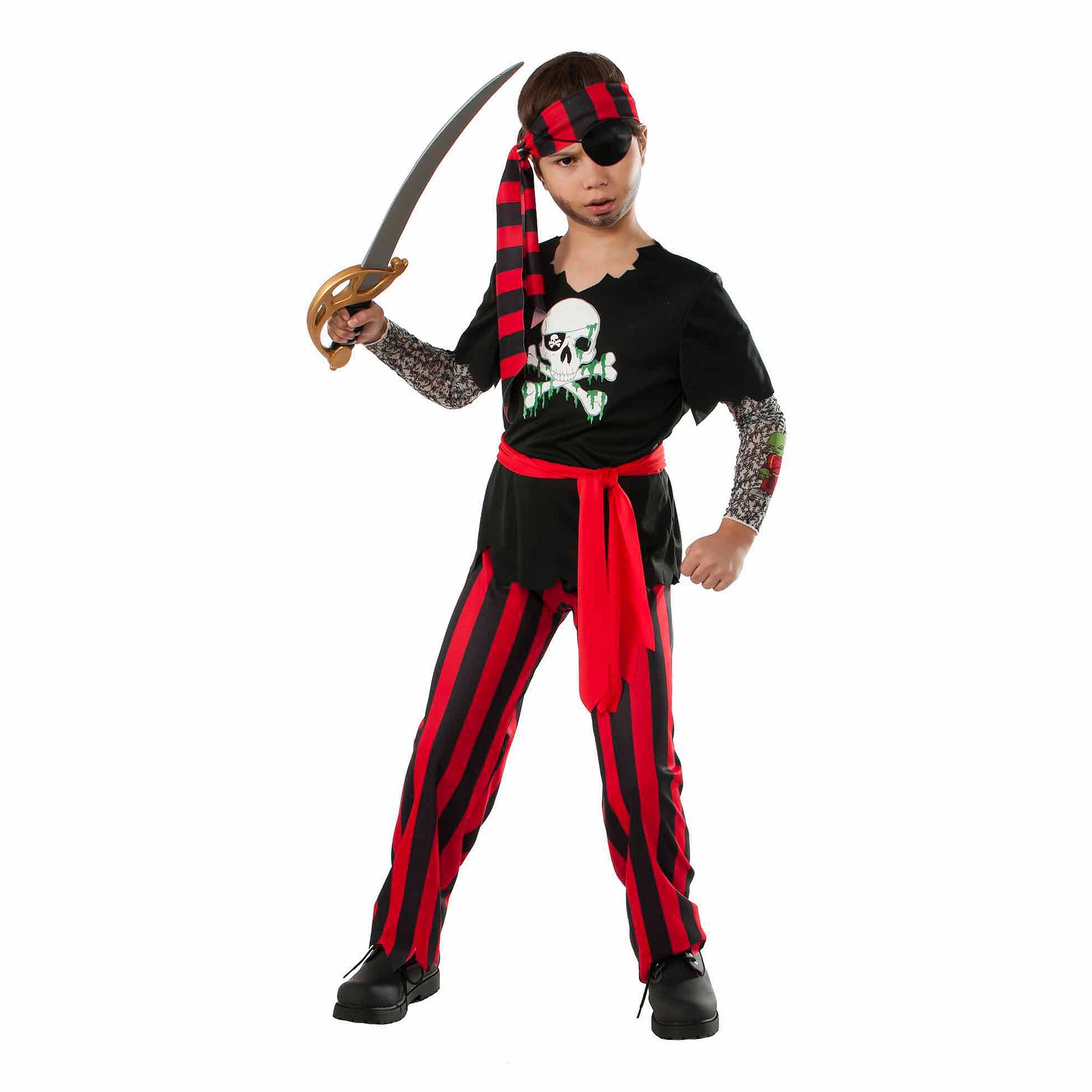 Tattooed Pirate Boy Halloween Costume