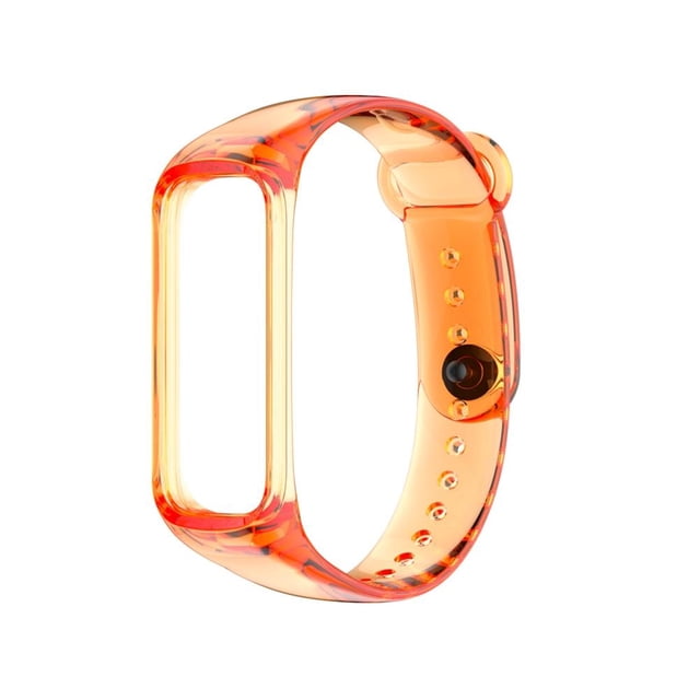 Correa De Reloj De Repuesto Compatible Con Samsung Galaxy Fit2 Soft Clear Tpu Color Wristband seitruly EL016943-04