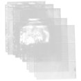 thumbnail image 3 of WHAMVOX Pochettes Transparentes pour Cartes de Collection Blanches Pages Protectrices Transparentes pour Rangement et Exposition de Cartes de Football, 3 of 7